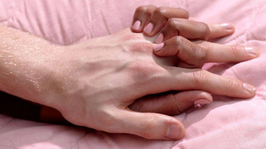 couple getting intimate