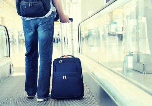 man go to abroad