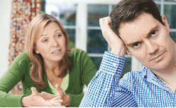 men irritated by women's work