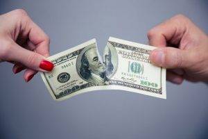 paying bills together