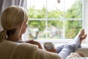 woman relaxing
