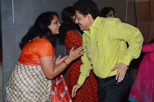 Author Ramendra and wife