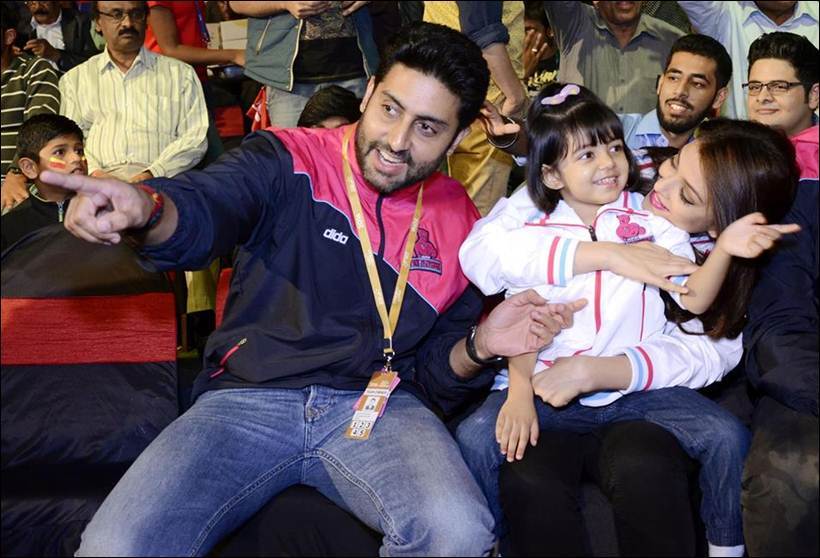 aish with aradhya and abhi
