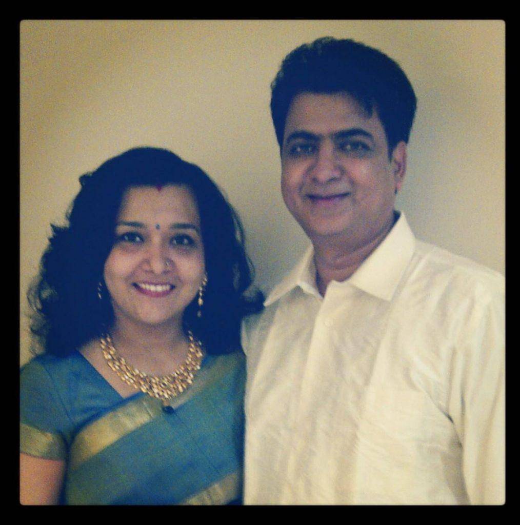 Mayuri with her husband