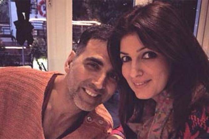 Akshay and twinkle together