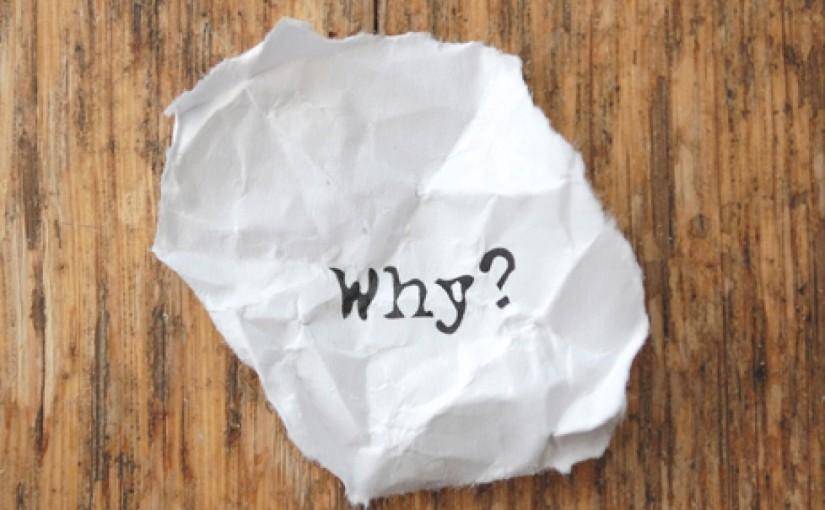 Why written on paper