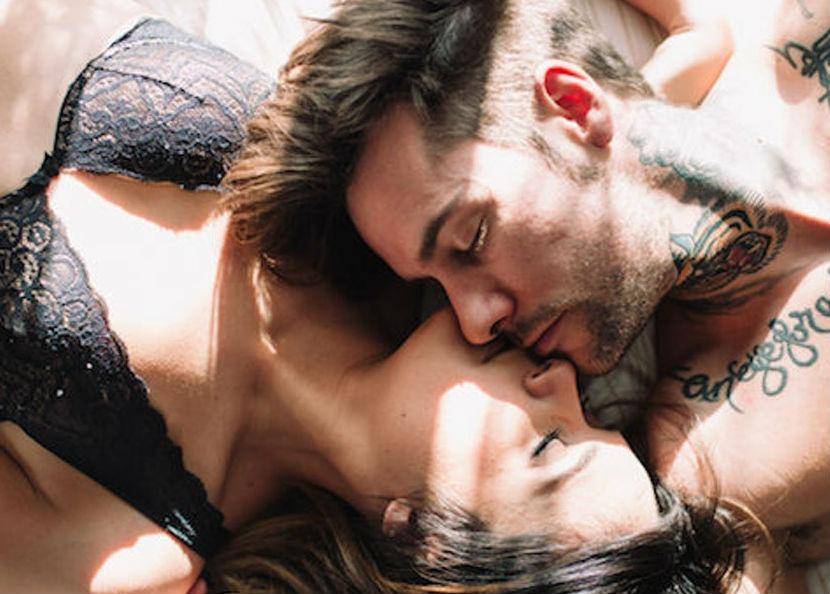 couple enjoying silenece after a lusty sex