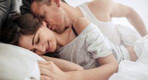 spoon with him to hit the G-spot