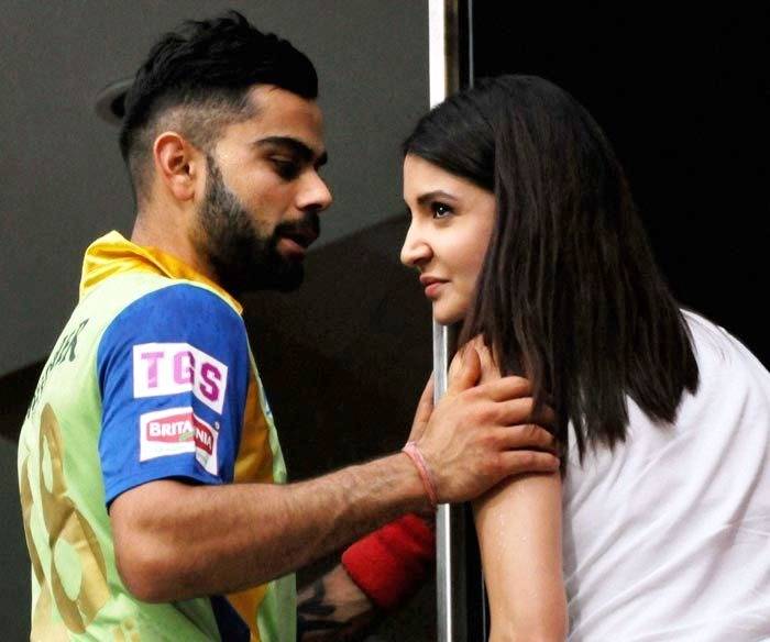 virat and anushka talking