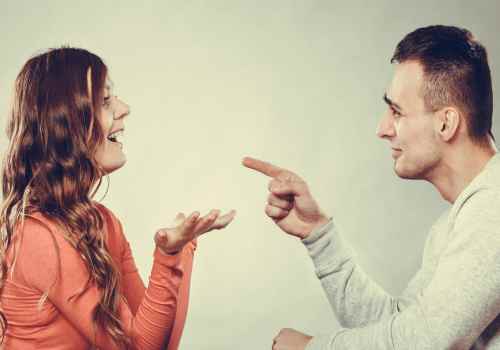 couple discussing something