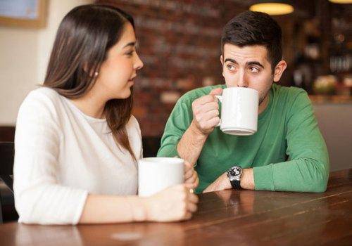 couple talking