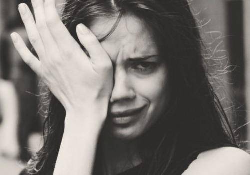 crying woman