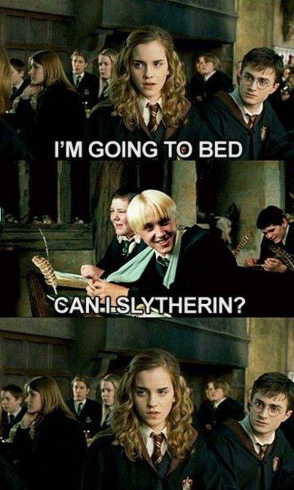 going to bed