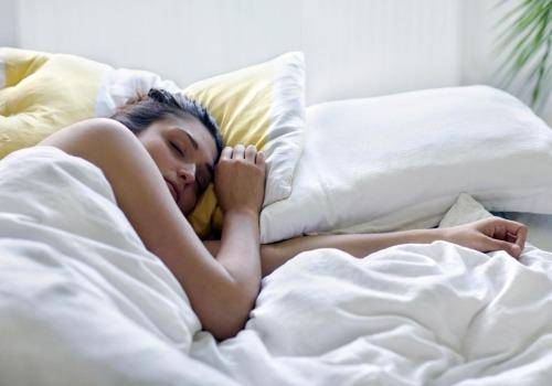 lady sleeping calmly