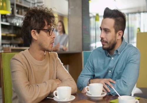 men coffee shop