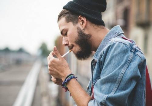 men smoking
