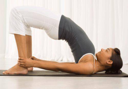 Bridge yoga pose