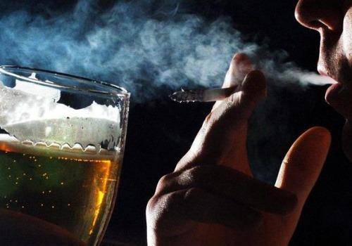 drunk smoker
