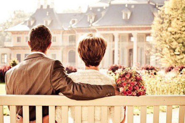 Couple Gazing Houses