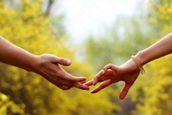 Couple getting together