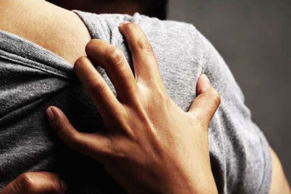 Hand on Back
