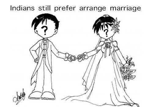 Indians arrange marriage