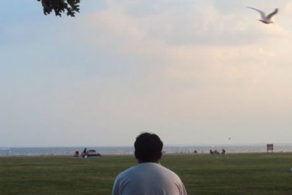 Man Enjoying Scenery