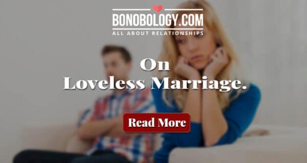 Native Banner on loveless marriage