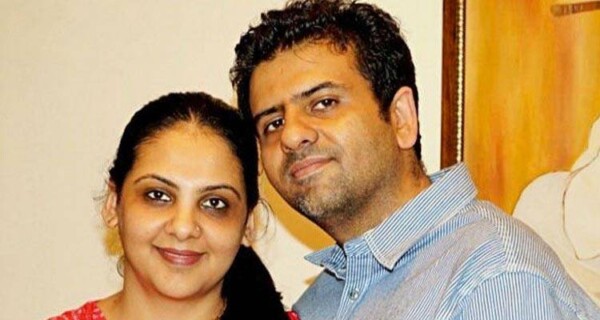 Pallavi with her husband