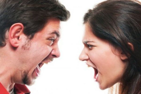 Screaming Couple
