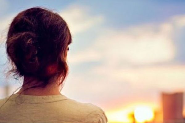Woman Watching Skyline