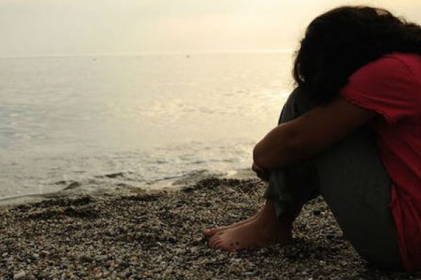 Woman by Beach