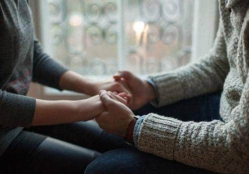 boy holding girl hand