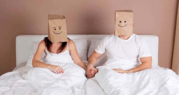 Couple with Paperbags