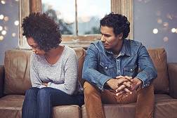 couple drifting apart