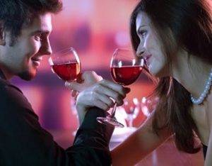 couple drinking