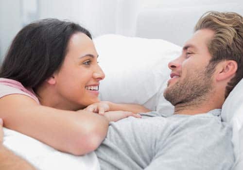 couple talking