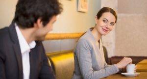 date with colleague