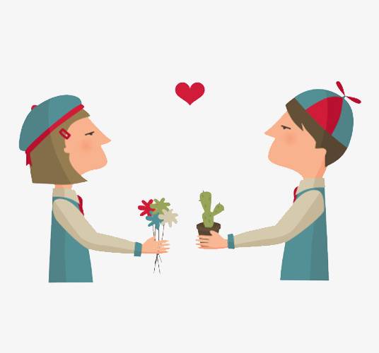 exchanging gifts