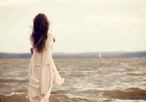 girl on beach