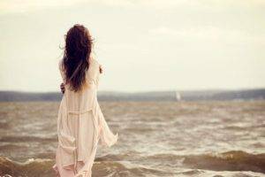 girl on beach