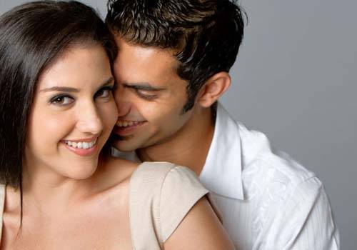 happy indian couple