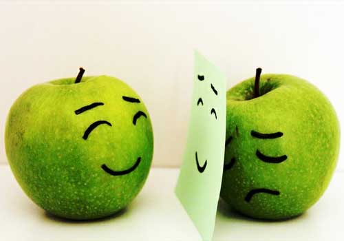 hiding feelings
