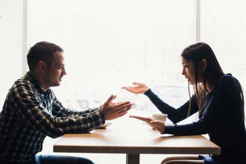 husband asking wife