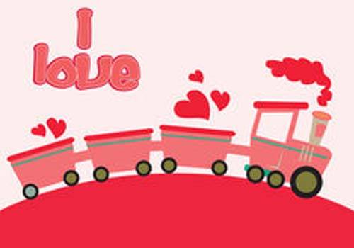 love with train