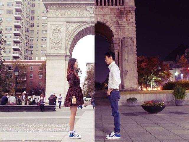 long distance couple