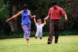 parents with kid