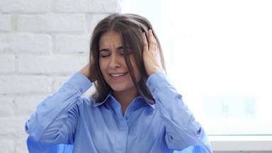 stressed woman