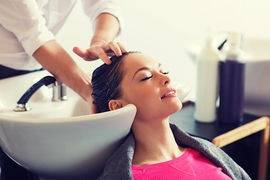 woman in salon