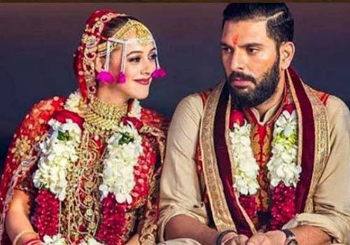 yuvraj and hazel wedding